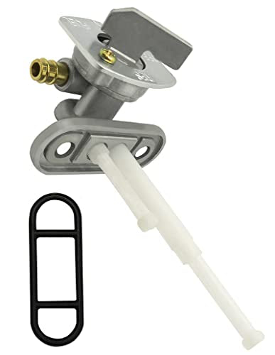 Aitook Gas Fuel Tank Switch Petcock Compatible with Yamaha Models: Bear Tracker 250 YFM250 1999-2004 / Big Bear 400 YFM400 2000-2012 / Big Bear YFM250 2007-2009 / Timberwolf 250 YFB250 1994-2001 / Bruin 250 YFM250 2005-2006 / PRO-4 Pro Hauler 1989