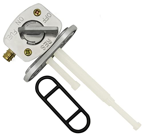 Aitook Gas Fuel Tank Switch Petcock Compatible with Yamaha Models: Bear Tracker 250 YFM250 1999-2004 / Big Bear 400 YFM400 2000-2012 / Big Bear YFM250 2007-2009 / Timberwolf 250 YFB250 1994-2001 / Bruin 250 YFM250 2005-2006 / PRO-4 Pro Hauler 1989