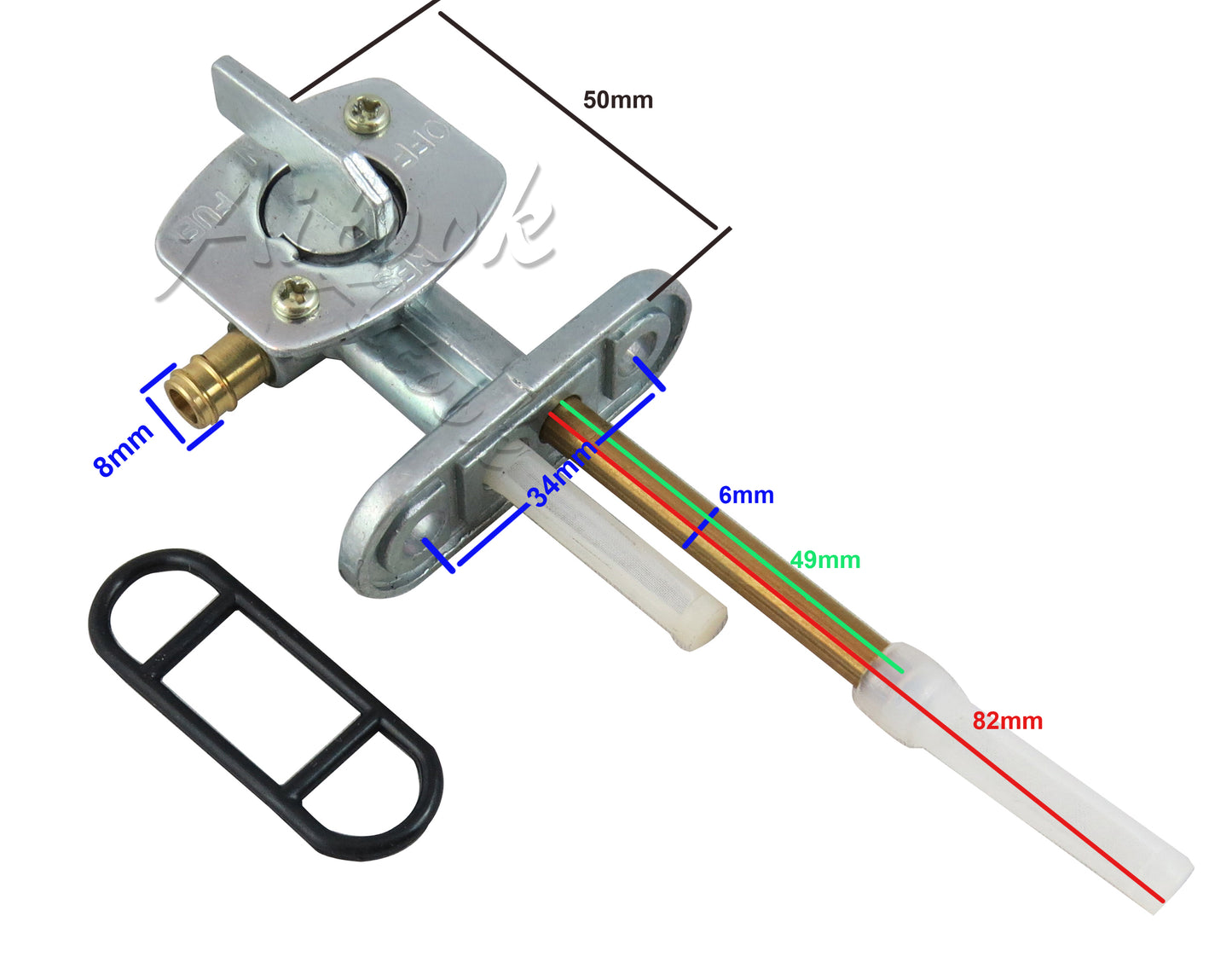 Replacement Fuel Petcock For Yamaha TIMBERWOLF YFB250 4WD (2000)