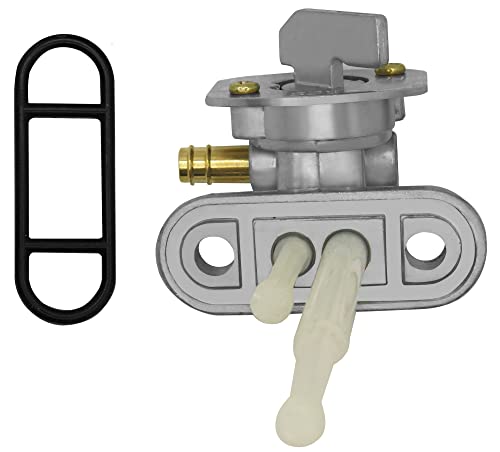 Aitook Gas Fuel Tank Switch Petcock Compatible with Yamaha Models: Bear Tracker 250 YFM250 1999-2004 / Big Bear 400 YFM400 2000-2012 / Big Bear YFM250 2007-2009 / Timberwolf 250 YFB250 1994-2001 / Bruin 250 YFM250 2005-2006 / PRO-4 Pro Hauler 1989