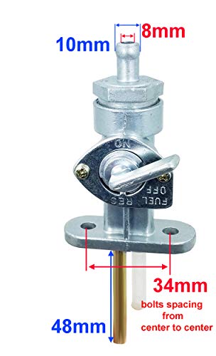 Aitook Petcock Compatible With Yamaha AT1 125, AT2 125, AT3 125 Motorcycle 1969-1973
